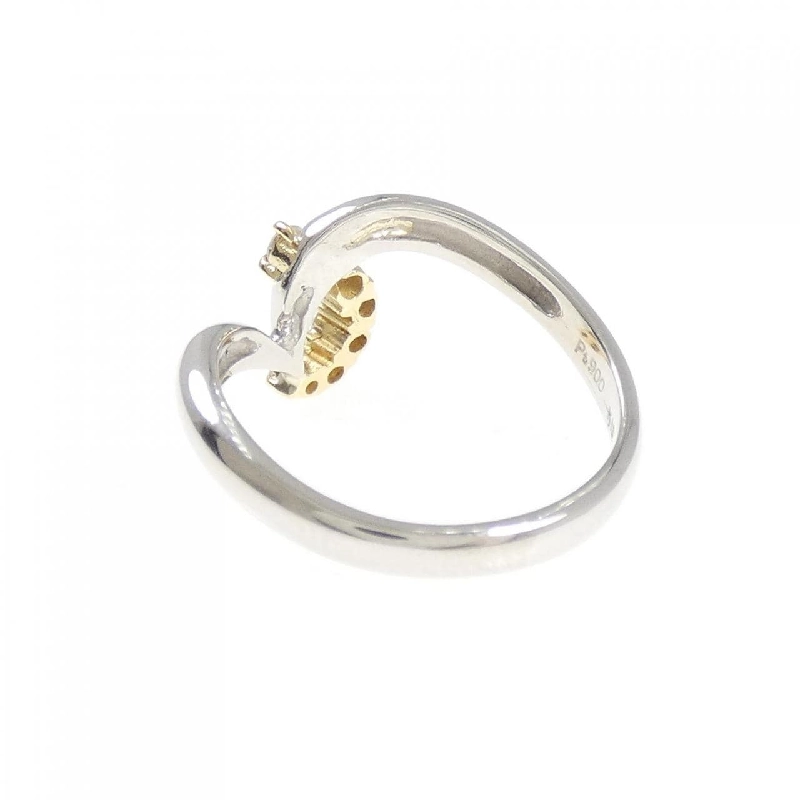 Nhẫn kim cương K18YG/PT900 0.13CT - Hàng hiệu Authentic 849558