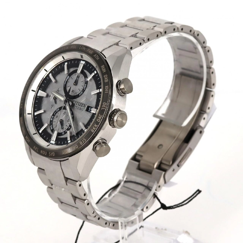 Đồng hồ điện tử Citizen Attesa H800-A1CN20F/AT8284-61A TI Solar Quartz - Hàng hiệu Chính hãng 880107