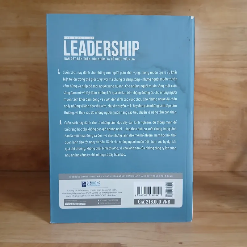 The Book Of Leadership (Dẫn Dắt Bản Thân, Đội Nhóm Và Tổ Chức Vươn Xa) - Anthony Gell 704193