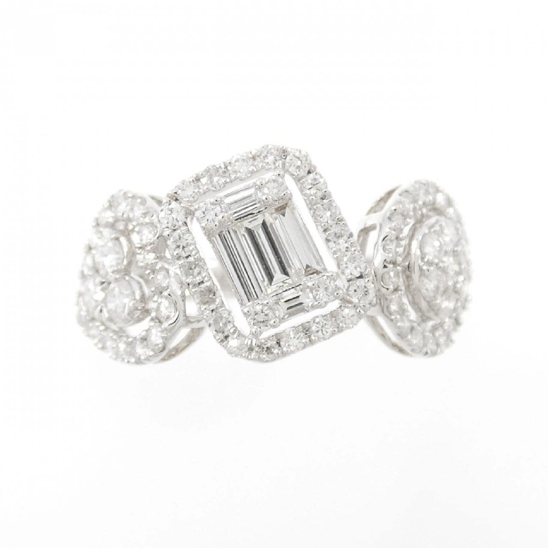 Nhẫn kim cương hình trái tim K18WG 1.00CT 671774