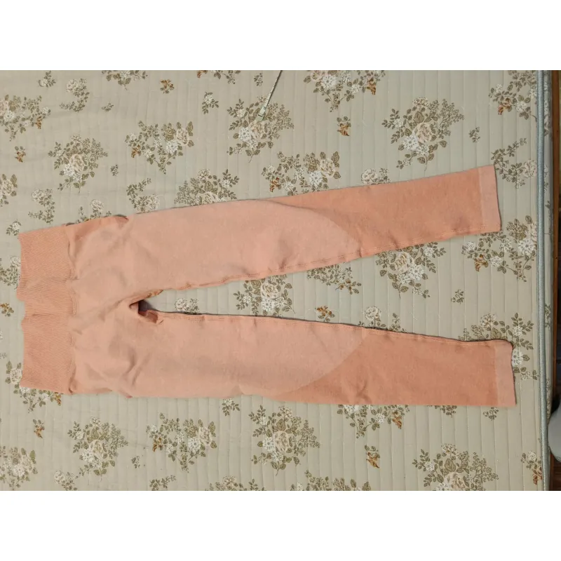 Quần tập dài chun mông hồng cam size L 1023241