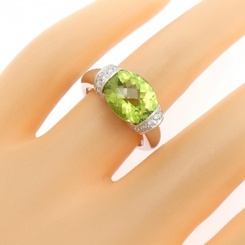 Nhẫn Peridot PT900 3.76CT - Hàng hiệu Chính hãng 854407