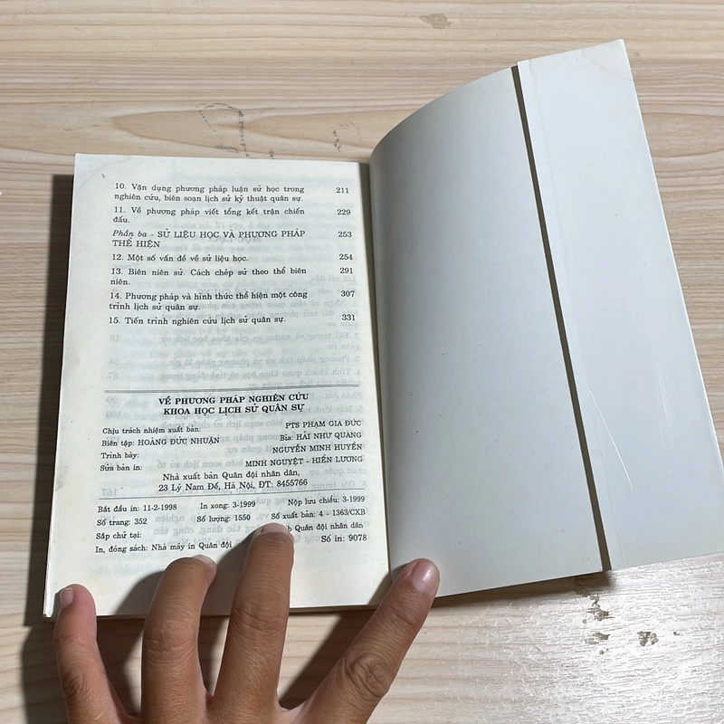 II Sách Quân Sự: Về Phương Pháp Nghiên Cứu Khoa Học Lịch Sử Quân Sự - 1999 548682