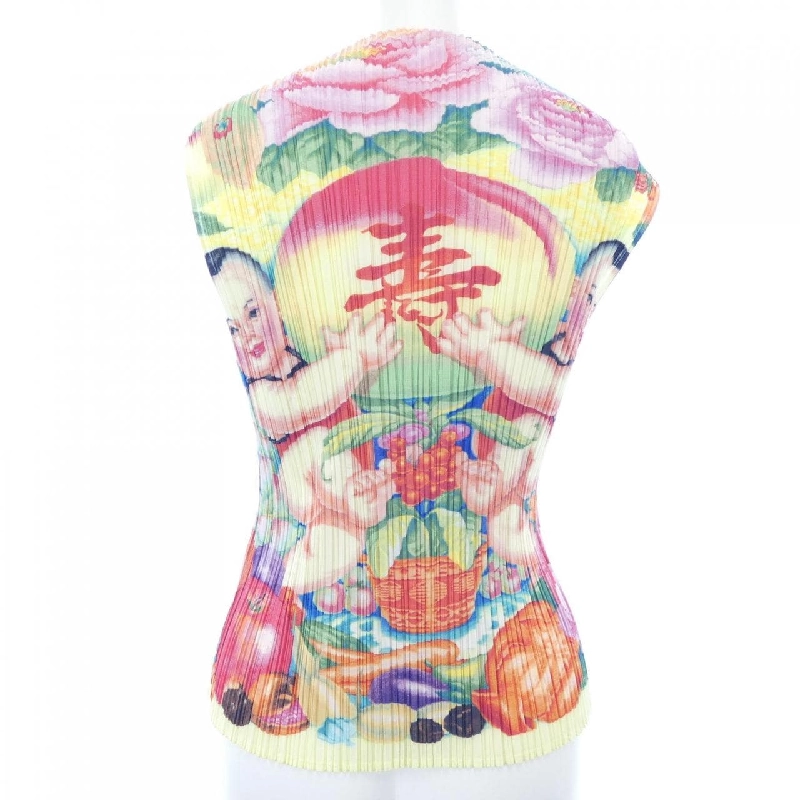 【Mã giảm giá】Áo gile PLEATS PLEASE 637307