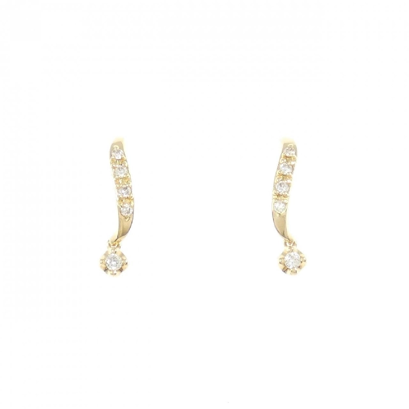 K18YG Bông tai kim cương - Hàng hiệu Chính hãng 865066