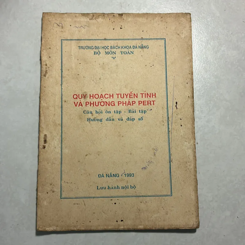 Quy hoạch tuyến tính và phương pháp petit 738843