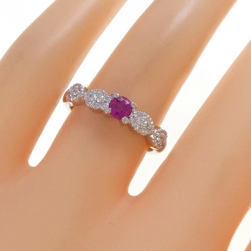 Nhẫn Ruby PT900 0.25CT - Hàng hiệu Chính hãng 847086