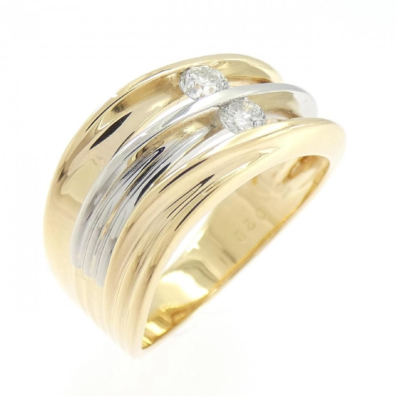 Nhẫn kim cương K18YG/PT900 0.20CT - Hàng hiệu Chính hãng 853672