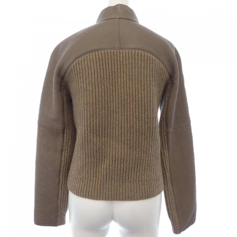 【Mã giảm giá】Áo khoác da HERMES 637080