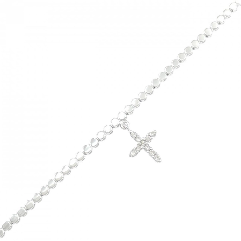 K18WG Nhẫn đính kim cương 0.10CT - Hàng hiệu Chính hãng 877800