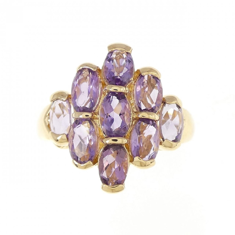 Nhẫn Amethyst K18YG 671104