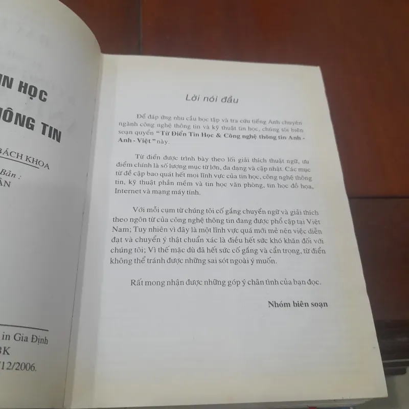 Từ điển TIN HỌC & CÔNG NGHỆ THÔNG TIN Anh-Anh-Việt 714629