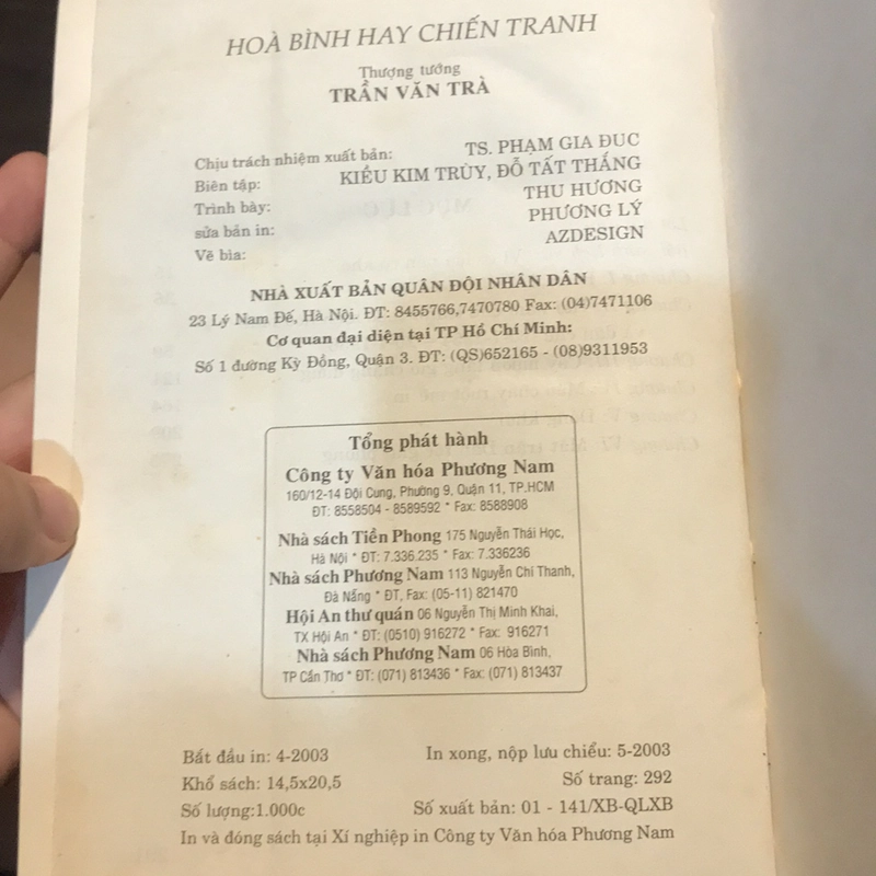 Hoà Bình hay Chiến Tranh 477436