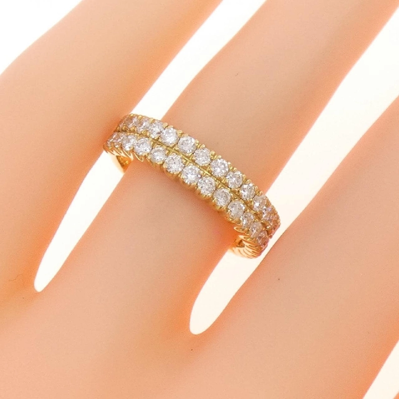 Nhẫn kim cương K18YG 1.04CT 672266