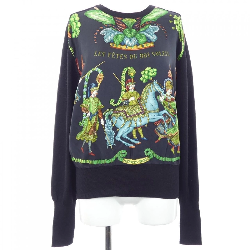 HERMES LES FETES DU ROI SOLEIL TUILERAIN. Áo len - Hàng hiệu Chính hãng 774048