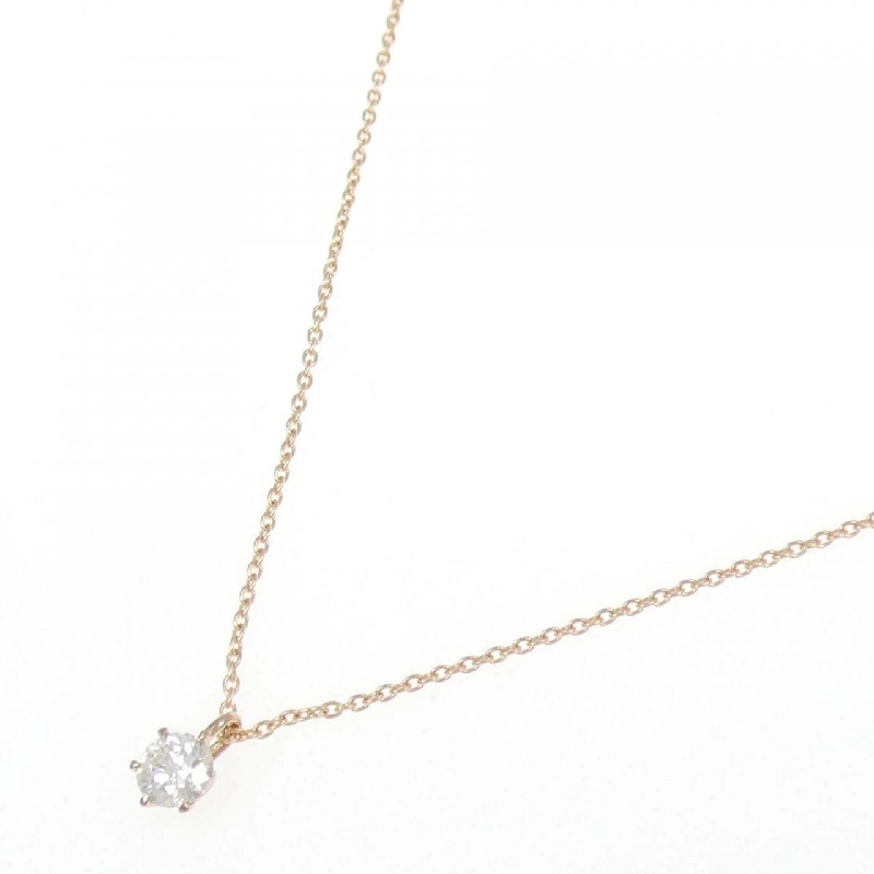 K18PG Dây chuyền kim cương 0.205CT J SI1 EXT H&C - Hàng hiệu Chính hãng 874041