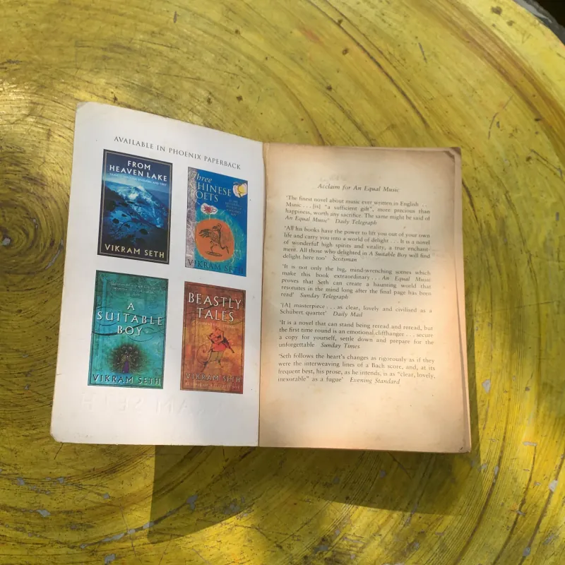 AN EQUAL MUSIC - VIKRAM SETH 762321