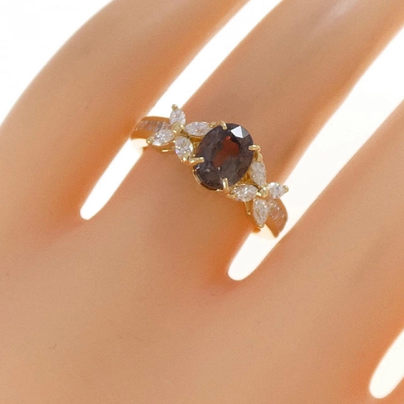 Nhẫn Garnet K18YG 1.54CT - Hàng hiệu Chính hãng 853936
