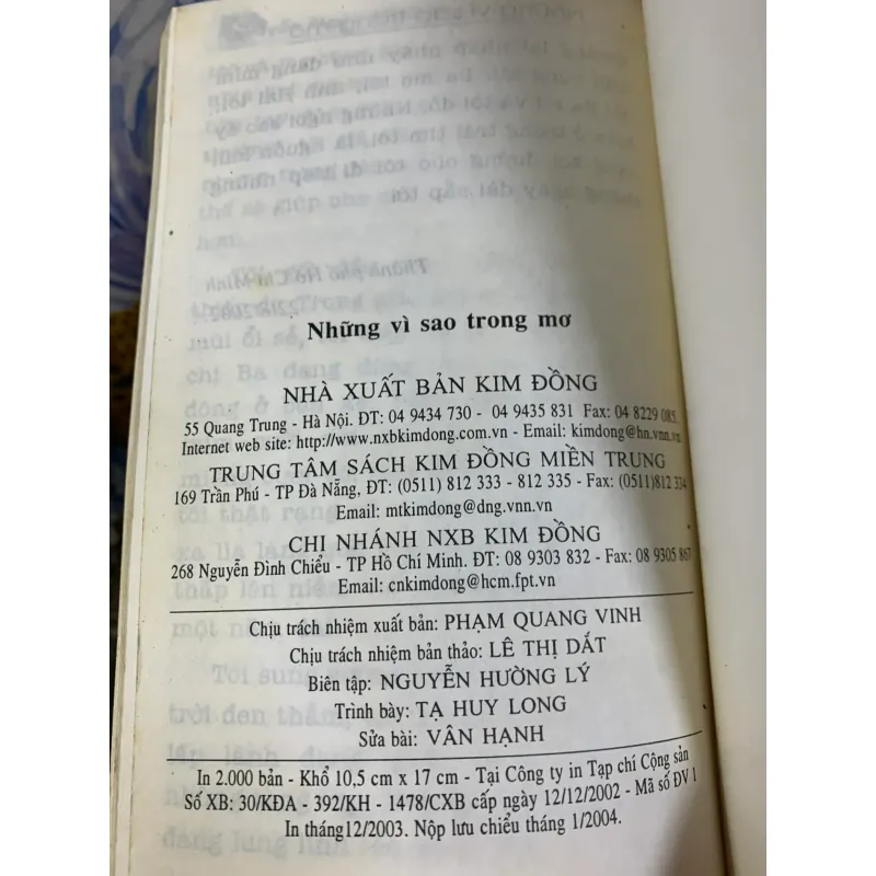 Những Vì Sao Trong Mơ - Nguyễn Ngọc Minh Hoa 927303