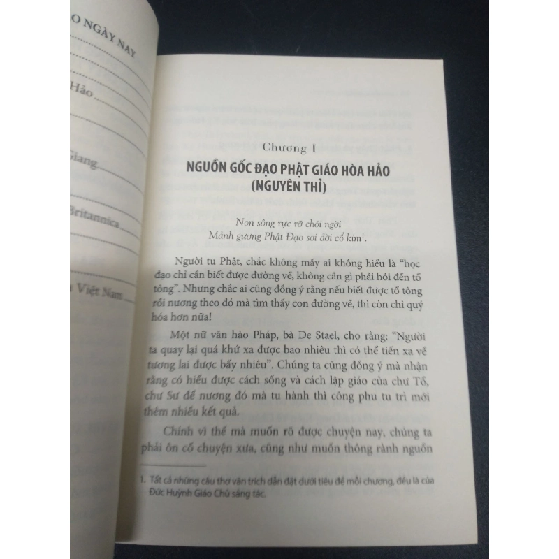 Nhận thức Phật giáo Hòa Hảo năm 2017 mới 80% ố vàng HCM2602 tôn giáo 913410