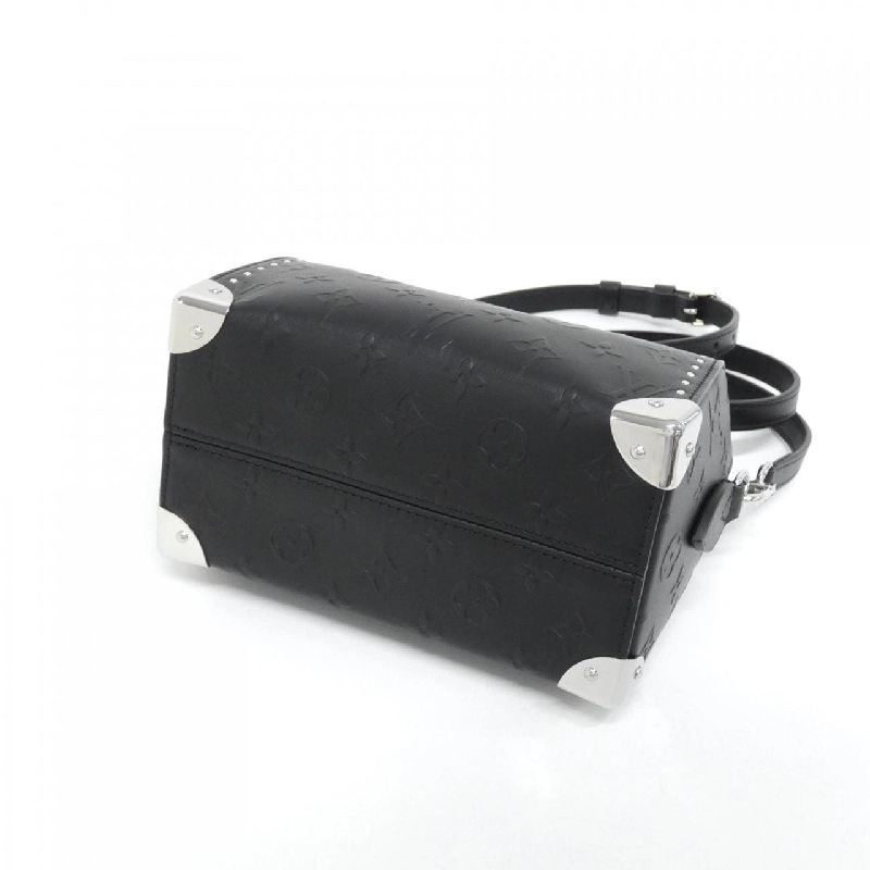 Túi xách Boston Louis Vuitton Monogram Shadow Speedy Trunk 20cm M14575 614184