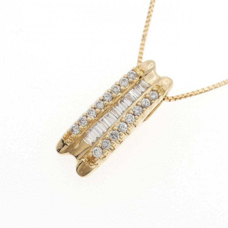 Dây chuyền kim cương 18KYG/K18YG 0.25CT - Hàng hiệu Chính hãng 857555