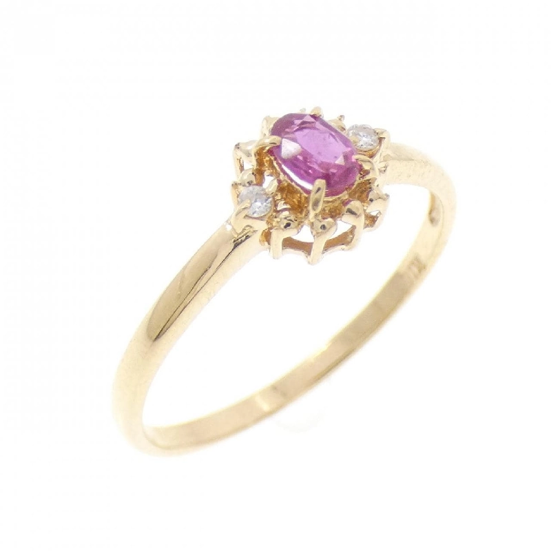 Nhẫn ruby K18YG - Hàng hiệu Authentic 848468