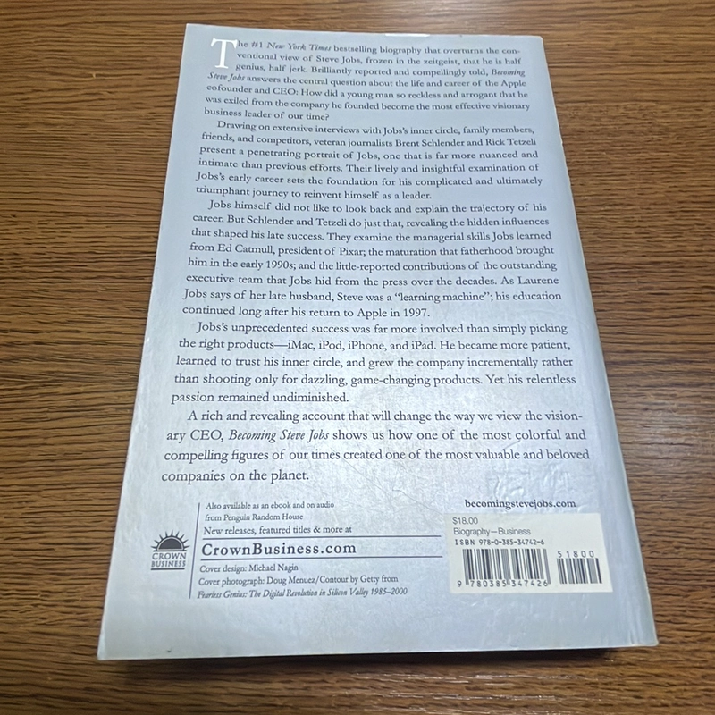 Becoming Steve Jobs Brent Schlender 392143