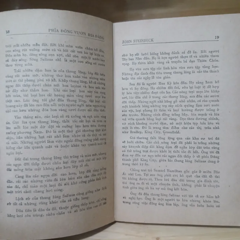 Phía Đông Vườn Địa Đàng (Nobel 1962) - John Steinbeck 1003641