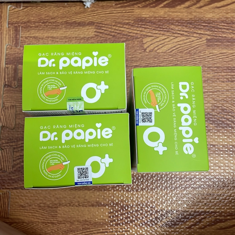 Combo 3 hộp gạc răng miệng Dr.papie 477927