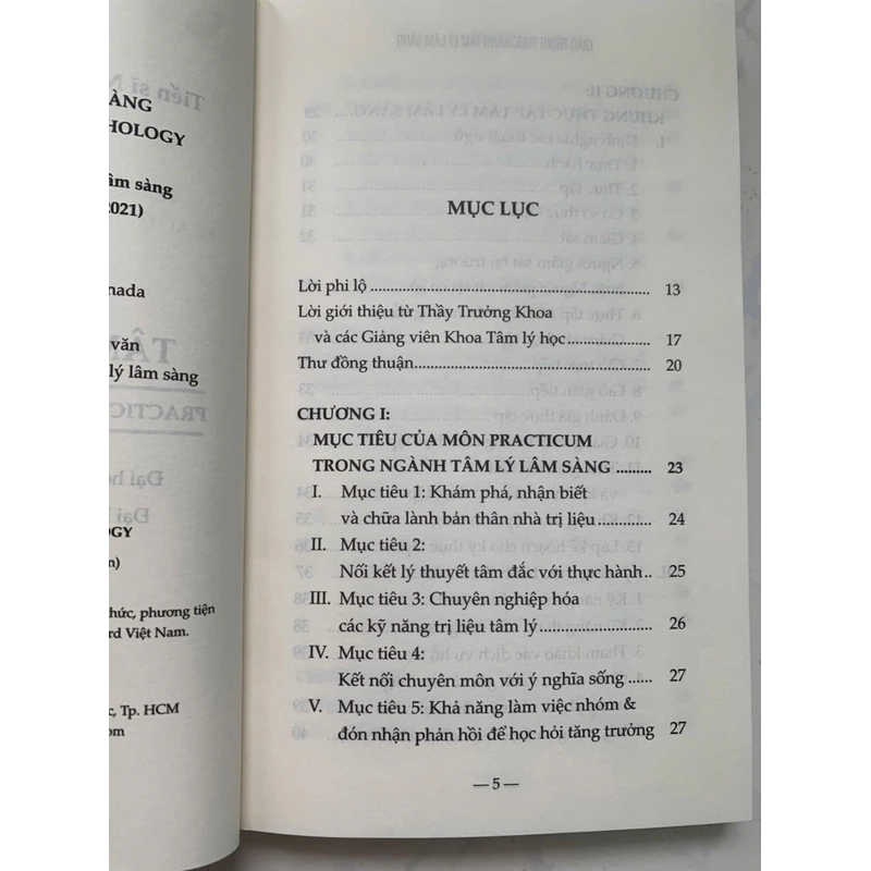 GIÁO TRÌNH THỰC HÀNH TÂM LÝ LÂM SÀNG - Tiến sĩ Nguyễn Thị Thanh Tú, Fmm 363938