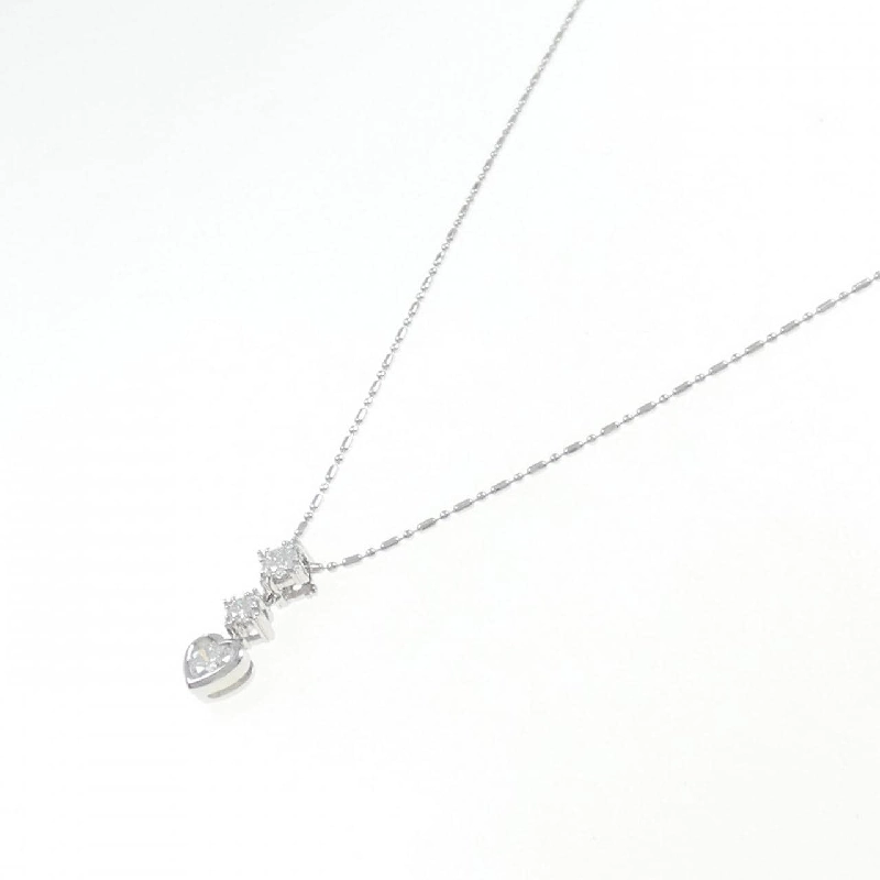 Dây chuyền kim cương hình trái tim 18KWG/750WG 0.45CT - Hàng hiệu Chính hãng 868499