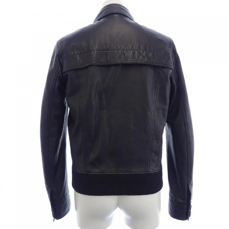 SAINT LAURENT 607790 YC2OC Áo khoác da - Hàng hiệu Chính hãng 892506