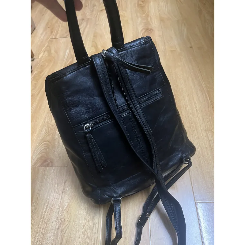 Balo nữ 26*30*12 da thật 2hand 966499