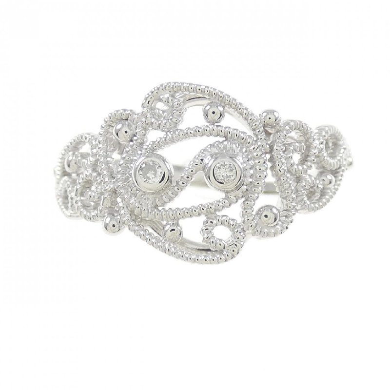 Nhẫn kim cương 750WG 0.03CT 671944