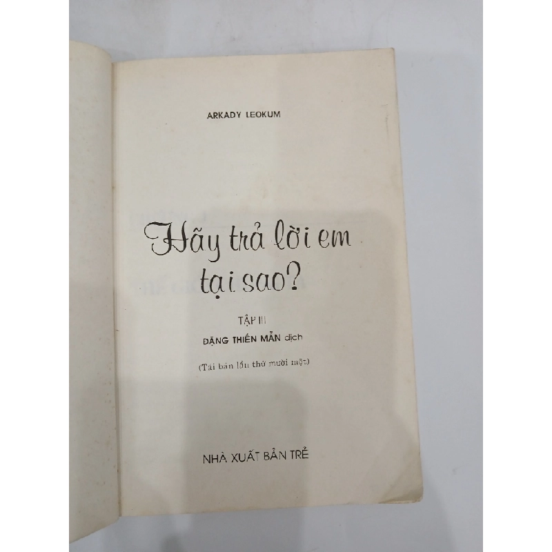 Hãy Trả Lời Em Tại Sao? 529308