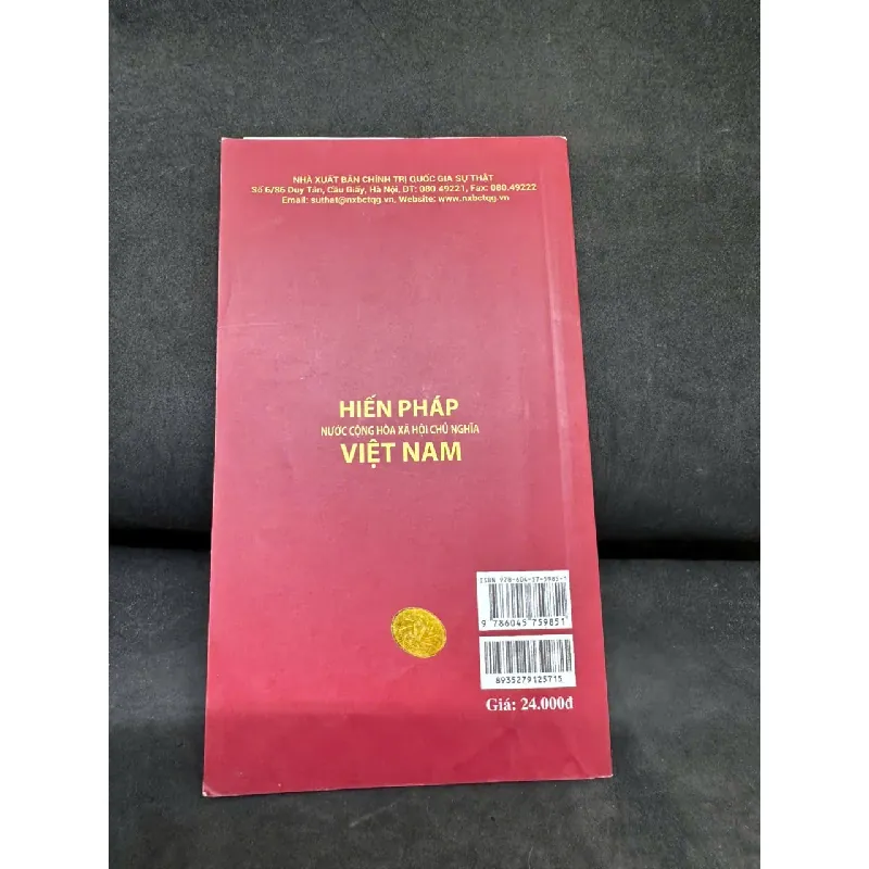 [Phiên Chợ Sách Cũ] Hiến Pháp Nước Cộng Hòa Xã Hội Chủ Nghĩa Việt Nam, 2020 - H1108 689893