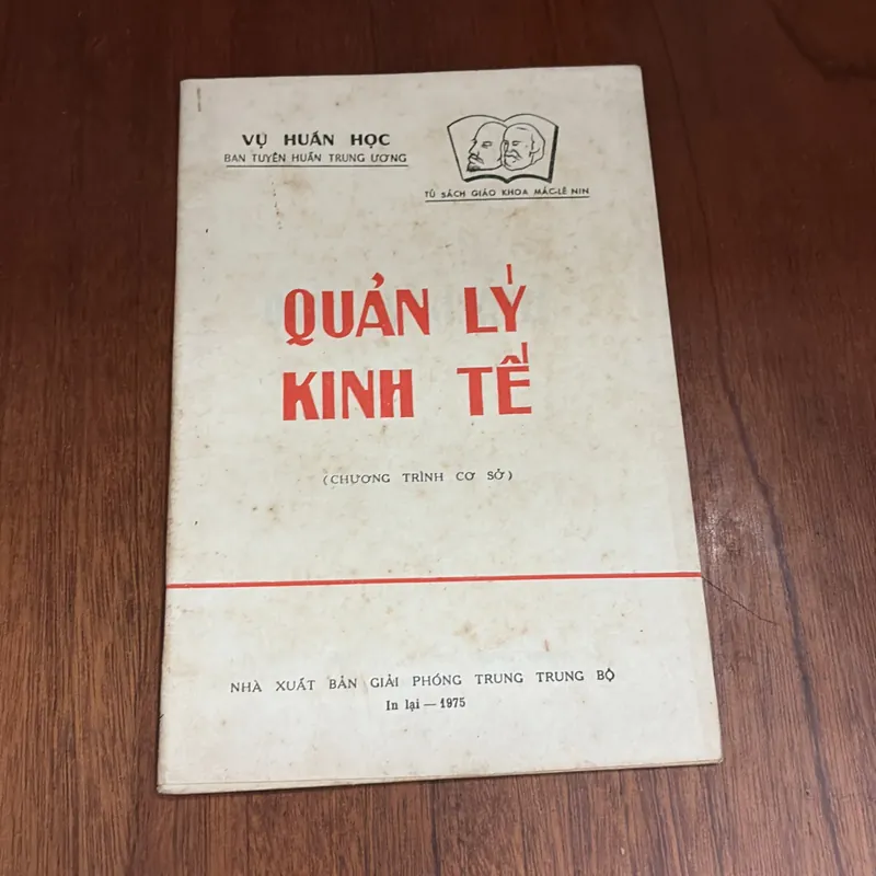 II Sách Xưa: Quản Lý Kinh Tế - Vũ Huấn Học - 1975 602649