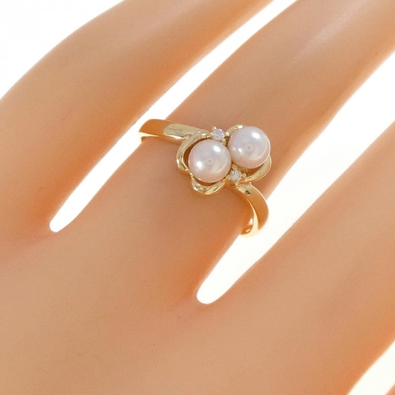 Nhẫn ngọc trai Akoya K18YG - Hàng hiệu Authentic 852668