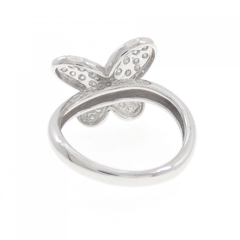Nhẫn kim cương bướm Pavé K14WG 0.50CT - Hàng hiệu Authentic 852232