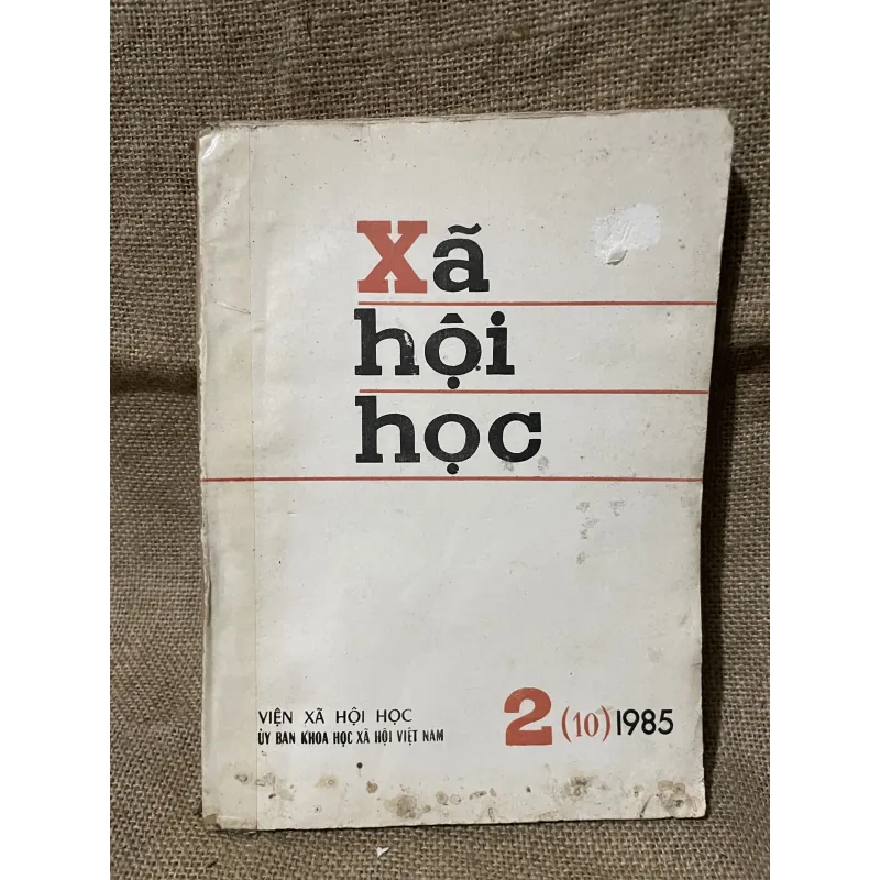 Tạp chí xã hội học - 10.1985- khổ lớn  799359