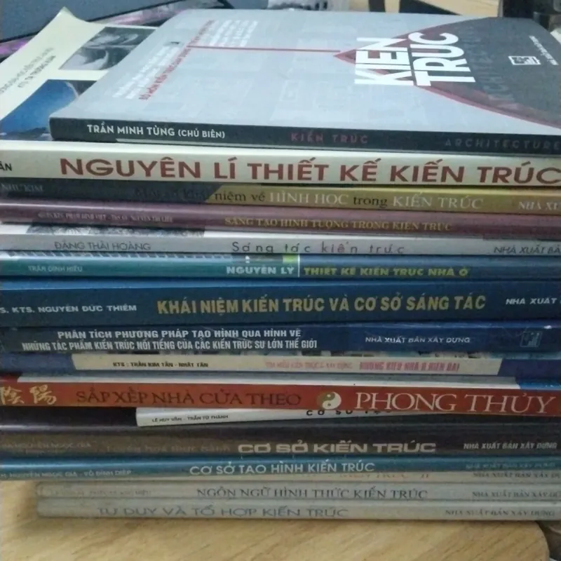 Lô 16 cuốn sách KIẾN TRÚC 682081
