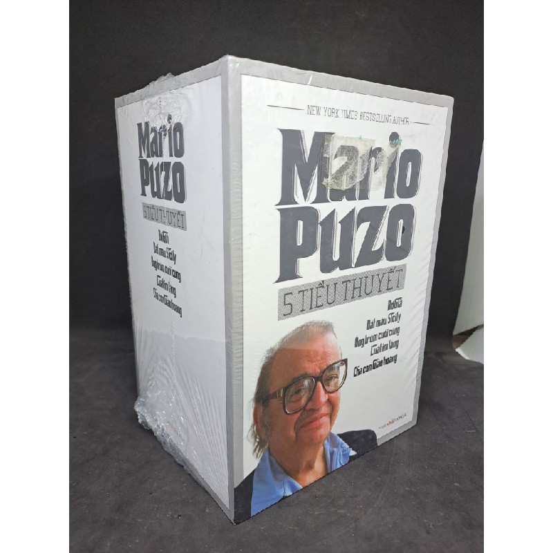 Bộ 5 cuốn tiểu thuyết Mario Puzo mới 100%: bố già, đất máu Sicily, ông trùm cuối cùng, luật im lặng, cha con Giáo hoàng HCM1706 34713