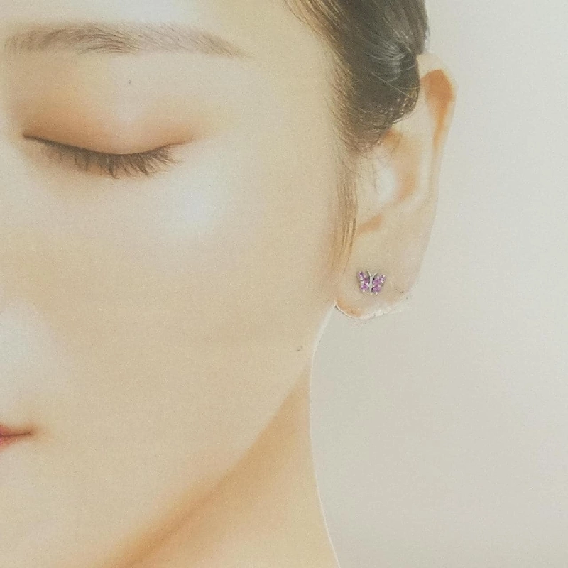 Bông tai Sapphire Bướm 750WG/K18WG 0.26CT - Hàng hiệu Chính hãng 864379