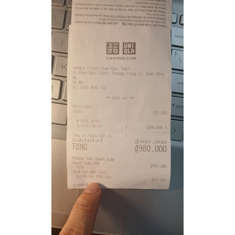 Bán quần bò Uniqlo còn mới 451495