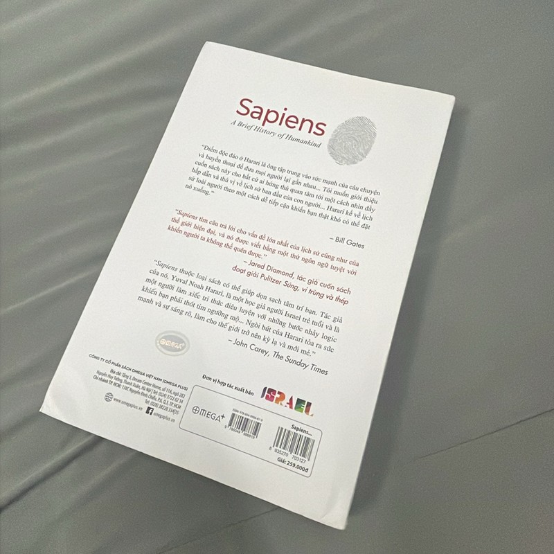 Sapiens Tái bản 2021 có sửa chữa Like new 149453