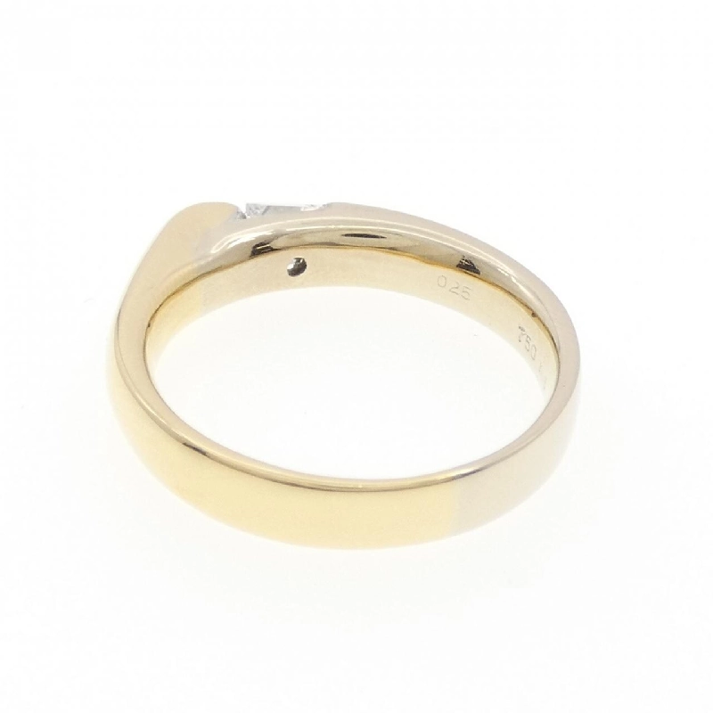 Nhẫn kim cương K18YG/K18WG 0.25CT - Hàng hiệu Chính hãng 854001