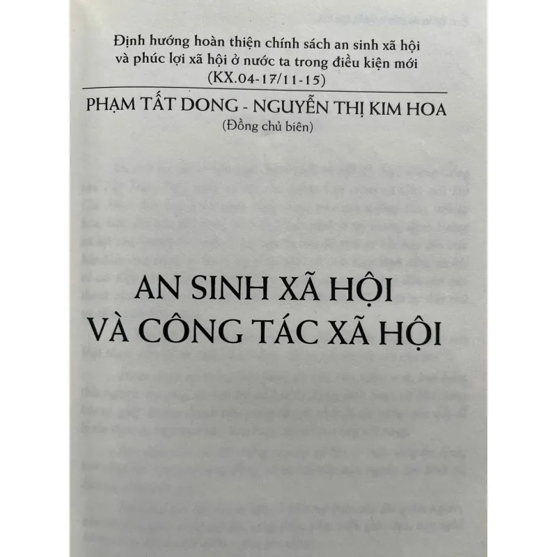 AN SINH XÃ HỘI VÀ CÔNG TÁC XÃ HỘI 759960