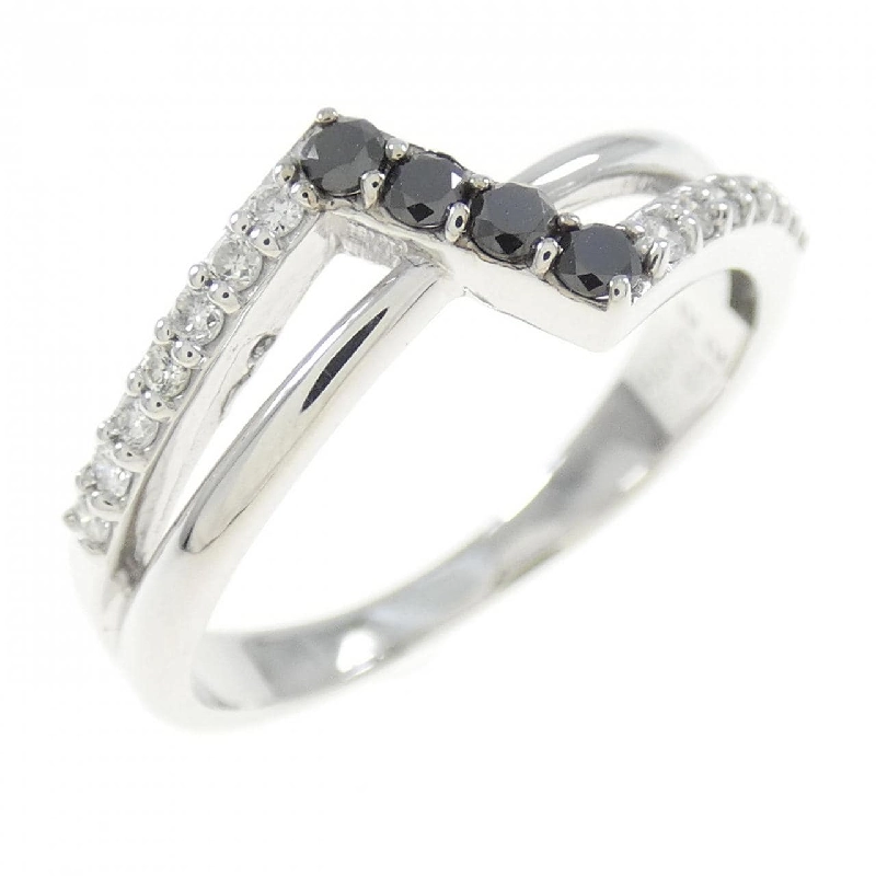 Nhẫn kim cương K18WG 0.12CT 673557