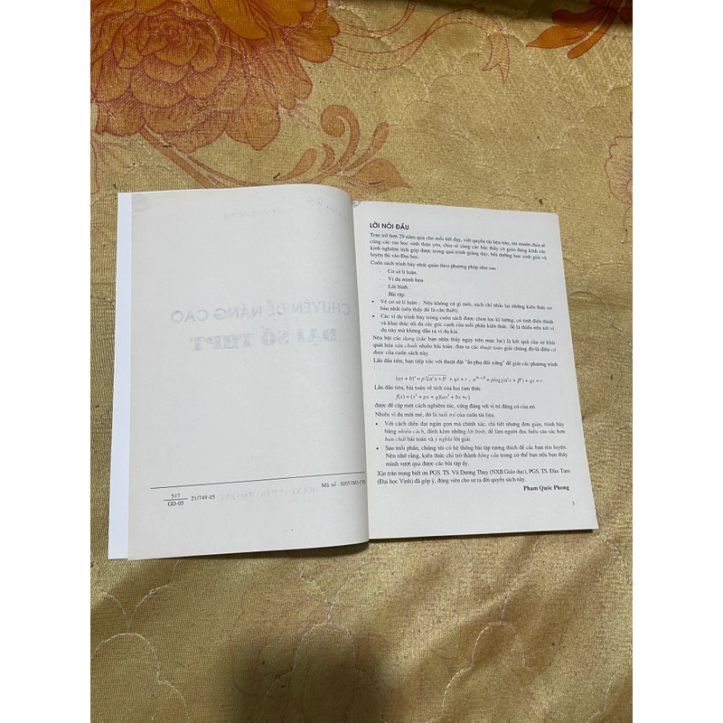 CHUYÊN ĐỀ NÂNG CAO ĐẠI SỐ TRUNG HỌC PHỔ THÔNG- PHẠM QUỐC PHONG 542185